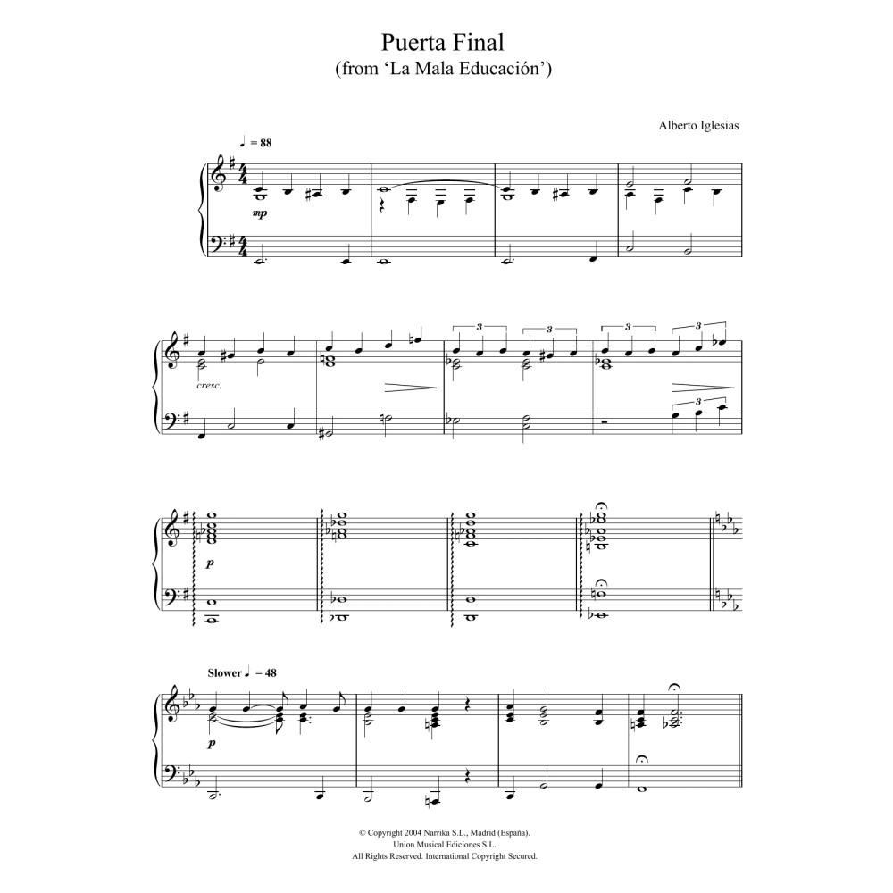 Puerta Final (from "La Mala Educacion")