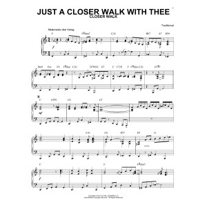 Just A Closer Walk With Thee [Jazz version] (arr. Brent Edstrom)