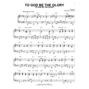 To God Be The Glory [Jazz version]