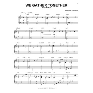 We Gather Together [Jazz version]