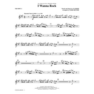 I Wanna Rock - Trumpet 2