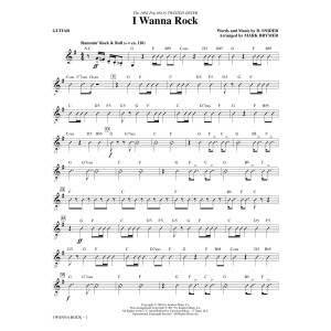 I Wanna Rock - Guitar