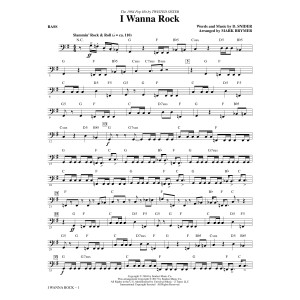 I Wanna Rock - Bass