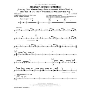 Moana - Percussion 1