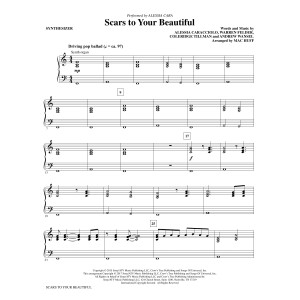 Scars to Your Beautiful (arr. Mac Huff) - Synthesizer