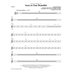 Scars to Your Beautiful (arr. Mac Huff) - Guitar