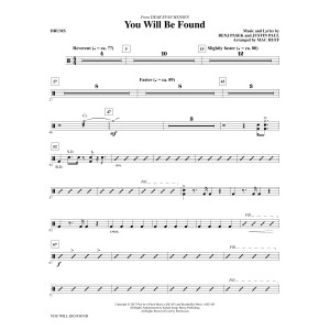 You Will Be Found (from Dear Evan Hansen) (arr. Mac Huff) - Drums
