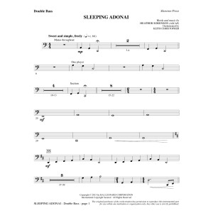 Sleeping Adonai - Double Bass