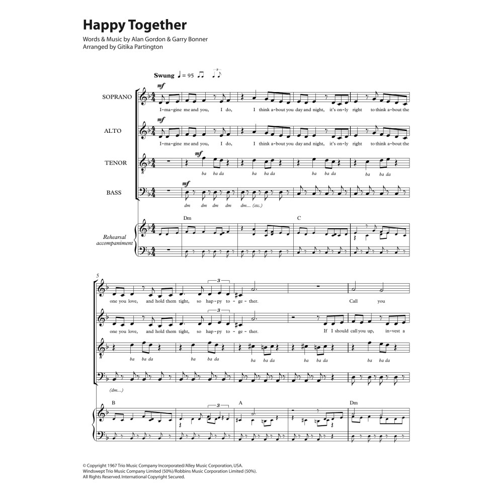Happy Together (arr. Gitika Partington)