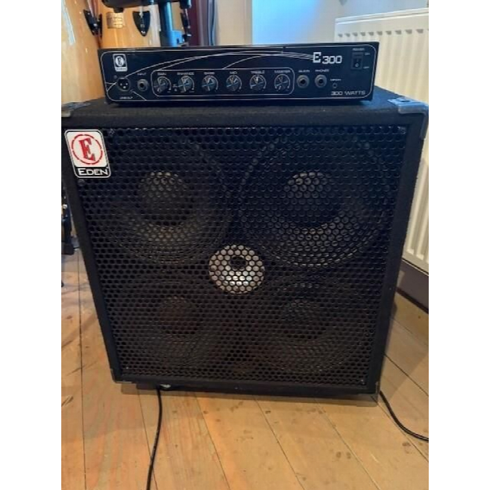 Eden Head Bass 300 + Eden EX410 Bass Cabinet