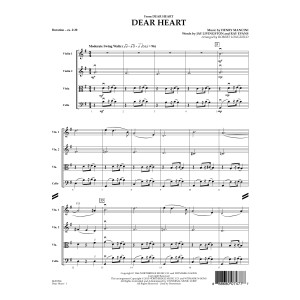 Dear Heart - Conductor Score (Full Score)