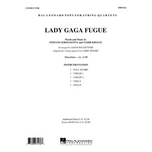 Lady Gaga Fugue - Full Score