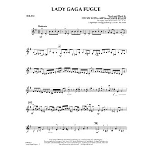Lady Gaga Fugue - Violin 2
