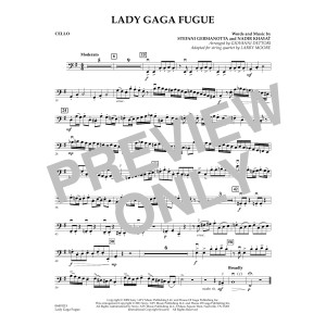 Lady Gaga Fugue - Cello