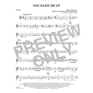 You Raise Me Up - Violin 2