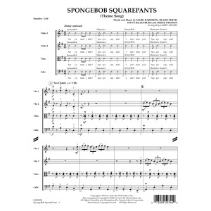 SpongeBob SquarePants (Theme Song) - Full Score