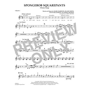 SpongeBob SquarePants (Theme Song) - Violin 1