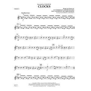 Clocks - Violin 1