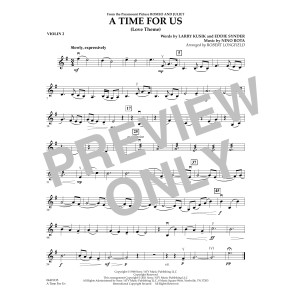 A Time for Us (from Romeo and Juliet) - Violin 2