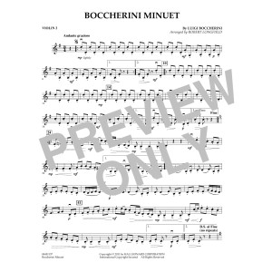 Boccherini Minuet - Violin 2