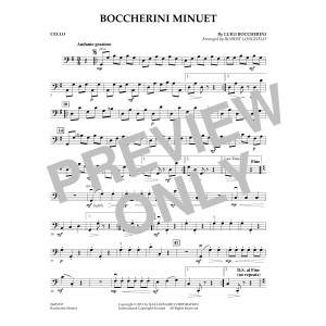 Boccherini Minuet - Cello