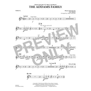 The Addams Family (Theme) - Violin 2