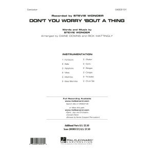 Don't You Worry 'Bout a Thing - Full Score