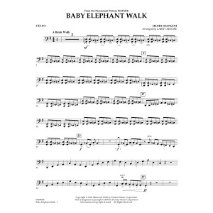 Baby Elephant Walk - Cello