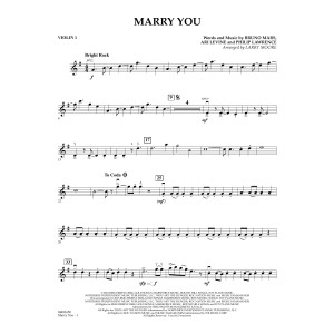 Marry You - Violin 1
