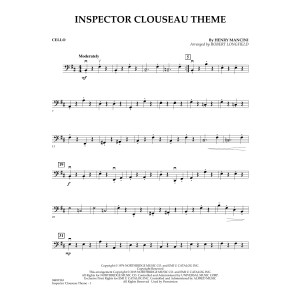 Inspector Clouseau Theme (from The Pink Panther Strikes Again) - Cello