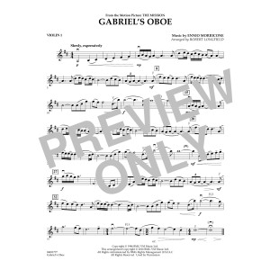 Gabriel's Oboe - Violin 1