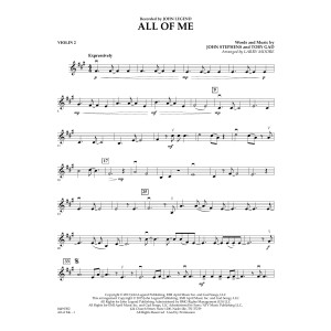 All of Me - Violin 2