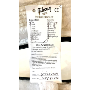 Gibson Les Paul Standard Slash Signature 2008 Tobacco Sunburst