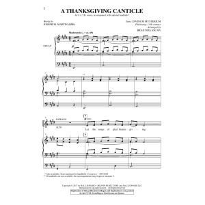 A Thanksgiving Canticle