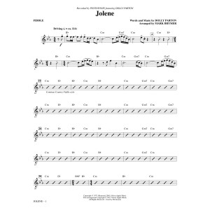 Jolene (feat. Dolly Parton) (arr. Mark Brymer) - Fiddle