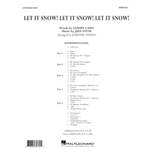 Let It Snow! Let It Snow! Let It Snow! - Conductor Score (Full Score)