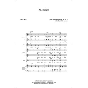 Abendlied, Op. 69, No. 3