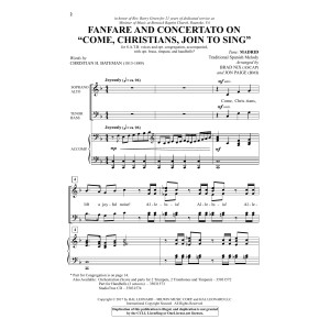 Fanfare And Concertato On "Come Christians, Join To Sing"