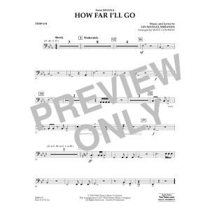 How Far I'll Go (from Moana) - Timpani