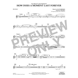 How Does a Moment Last Forever (from Beauty and the Beast) - Piccolo