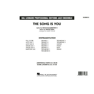 The Song Is You - Conductor Score (Full Score)