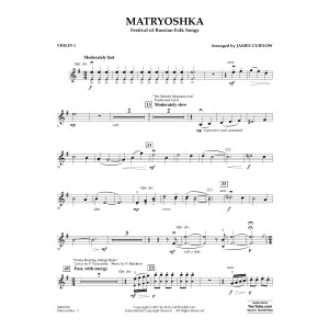 Matryoshka (Festival of Russian Folk Songs) - Violin 1