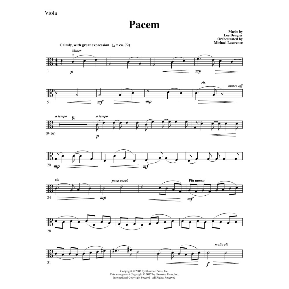 Pacem - Viola