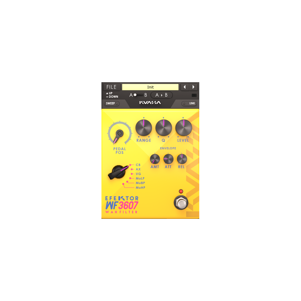 KUASSA Efektor WF3607 Wah Filte