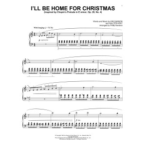 I'll Be Home For Christmas [Classical version] (arr. Phillip Keveren)