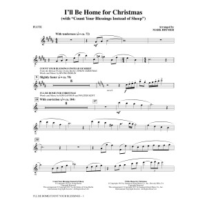 I'll Be Home for Christmas - Flute