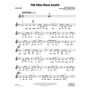 The Frim Fram Sauce (Key: F) - Vocal Solo