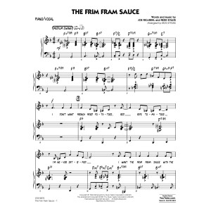 The Frim Fram Sauce (Key: F) - Piano/Vocal Solo
