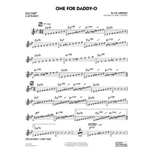 One for Daddy-O - Bb Solo Sheet
