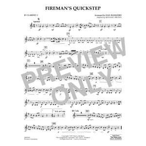 Fireman's Quickstep - Bb Clarinet 2